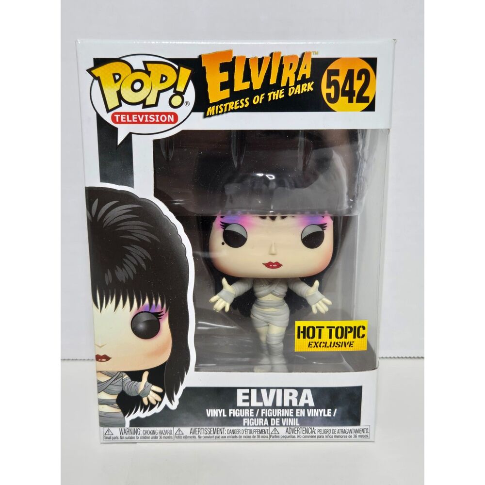Funko Pop Elvira Mummy 542 Hot Topic Exclusive | Vaulted Horror Hostess